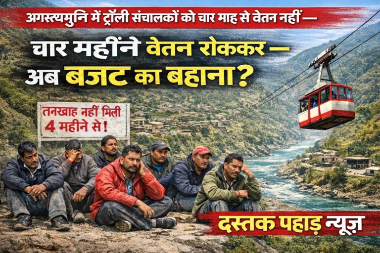 अगस्त्यमुनि में ट्रॉली संचालकों को चार माह से वेतन नहीं, क्या यहाँ भी बजट की कमी ?
