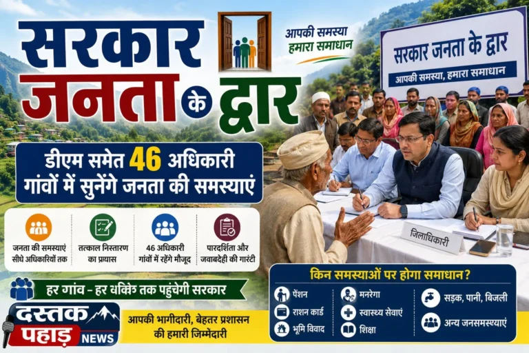 सरकार जनता के द्वार कार्यक्रम: डीएम समेत 46 अधिकारी गांवों में सुनेंगे जनता की समस्याएं