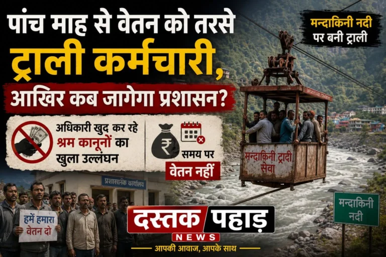 पांच माह से वेतन को तरसे अगस्त्यमुनि में ट्रॉली कर्मचारी, आखिर कब जागेगा प्रशासन ?