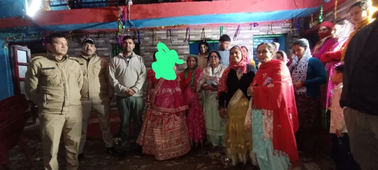 जखोली ब्लॉक में फ़िर बची एक बालिका बालिका वधू बनने से, पौड़ी जिले से आ रही थी बारात