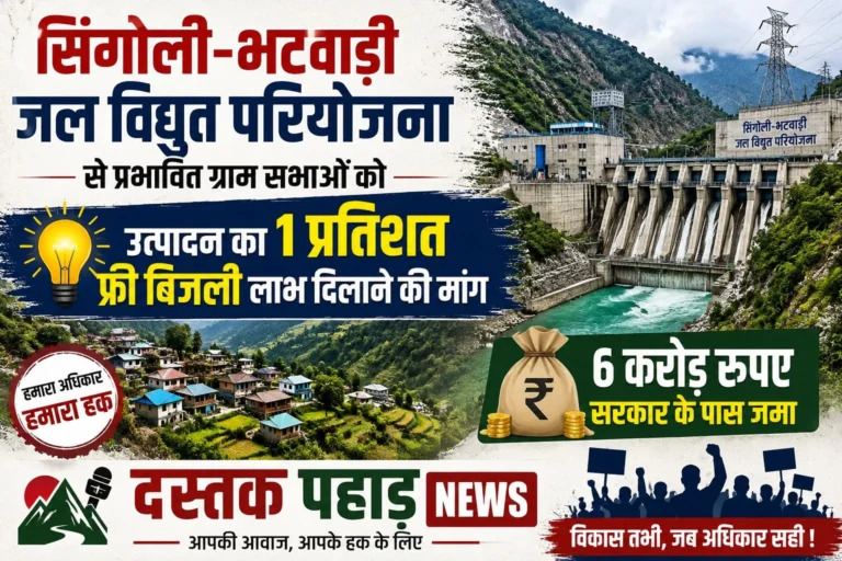 सिंगोली-भटवाड़ी परियोजना से प्रभावित गांवों को क्या मिलेगा 1% फ्री बिजली लाभ, 6 करोड़ रुपये सरकार के पास जमा
