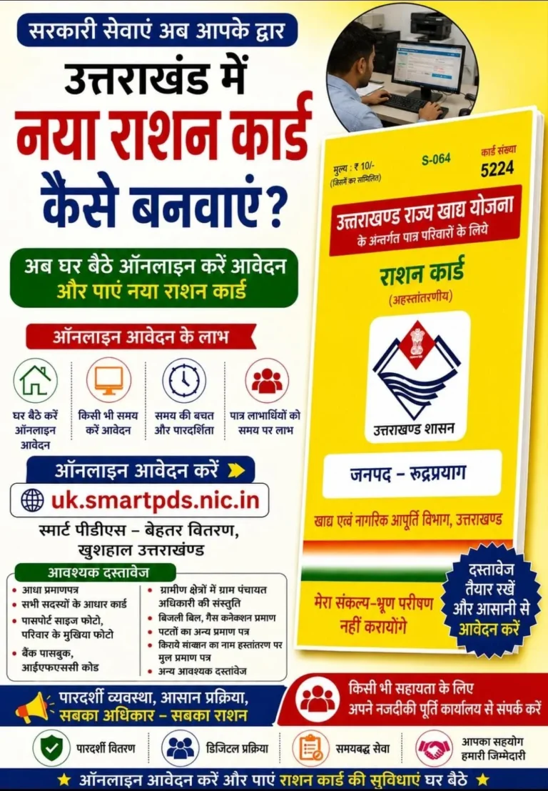 अब घर बैठे बनवाएं नया राशन कार्ड, PDS की सभी सेवाएं हुईं ऑनलाइन, नाम जोड़ना, हटाना और ट्रांसफर भी संभव, दफ्तरों के चक्कर से मिलेगी राहत
